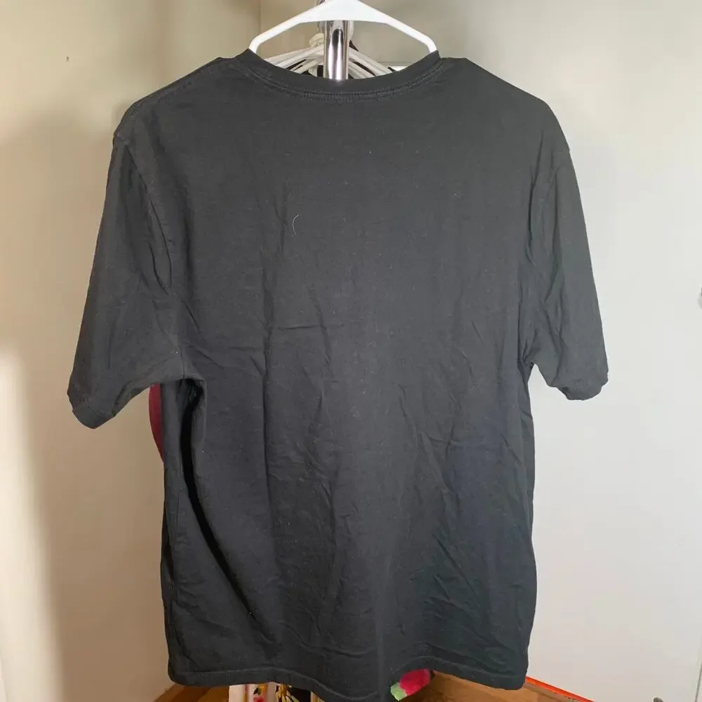 True Religion Men's Short Sleeve Black T-Shrits Size L